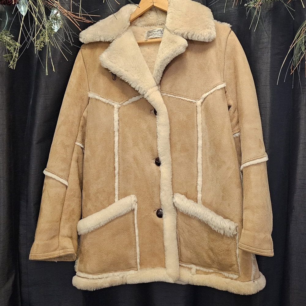Genuine shirling vintage coat - Picture 1 of 14